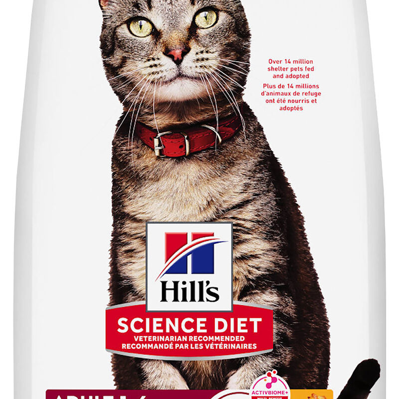 Science Diet, Adult Chicken Recipe Dry Cat Food image number null